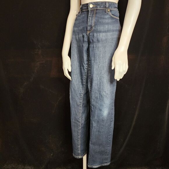 Paige Skyline Skinny Blue Jeans (33) - Picture 1 of 7
